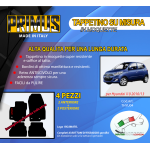 Tappetini su misura per Hyundai i10 dal 05.2010-10.2013 con 3 attacchi