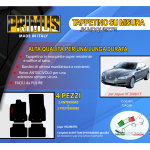 Tappetini su misura per Jaguar XF dal 2008-15 con 4 attacchi