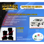 Tappetini su misura per Jeep Compass dal 2007 al 2017 con 2 attacchi