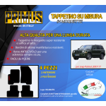 Tappetini su misura per Jeep Patriot dal 2007 al 2017 con 2 attacchi