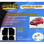 Tappetini su misura per Kia Picanto I (SA) dal 2004-2011 con 2 attacchi
