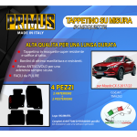 Tappetini su misura per Mazda CX-5 (KF) 07.2017/22 con 4 attacchi