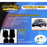Tappetini su misura per Mercedes Classe B (T245) dal 06.2005-2011 con 2 attacchi