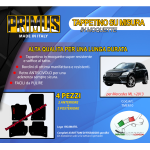 Tappetini su misura per Mercedes Classe M / ML (W166) dal 11.2011/15 con 2 attacchi