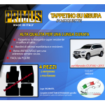 Tappetini su misura per Mercedes GL (X166) dal 01,2013 8 attacchi