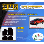 Tappetini su misura per Renault Kadjar dal 06.2015/19 con 2 attacchi