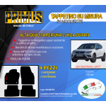 Tappetini su misura per Seat Arona 2017/23 con 2 Attacchi