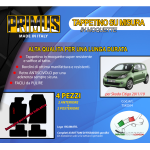 Tappetini su misura per Skoda Citigo dal 2011 al 2019 4 fori