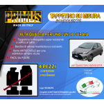 Tappetini su misura per Toyota Yaris Hybrid 2013 2 fori