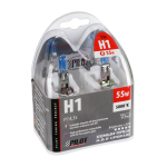 12V Lampada alogena Xenium Race - H1 - 55W - P14,5s - 2 pz - Scatola Plast.
