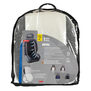 54246 ROYAL SCHIENALE AUTO A MOLLE IN FIBRA NATURALE DI CELLULOSA AVORIO