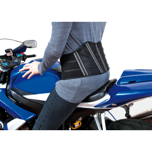 FASCIA ELASTICA RENI SCHIENA PER MOTO VIAGGIO SUPPORTO TUTORE INSERTI RIGIDI