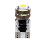 2 LAMPADINE CANBUS 12V HYPER-LED 4 SMD T10 QUADRIFOCUS W2 1X9 5D BIANCO LAMPA