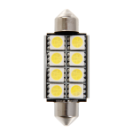 58418 LAMPADA HYPER-LED 24 8 SMD X 3 CHIPS 15X42 MM SV8,5-8 1 PZ SCATOLA