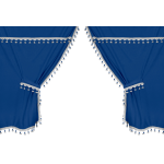 Premiere smart cabin, set tende microfibra per camion - Blu