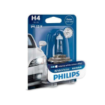 H4 12V 60/55W P43t WhiteVision 1° Blister Philips 12342WHVB1