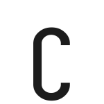 Spell-It, caratteri alfanumerici adesivi 60x30 mm - C