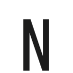 Spell-It, caratteri alfanumerici adesivi 60x30 mm - N