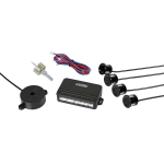 KIT 4 SENSORI DI PARCHEGGIO ANTERIORI UNIVERSALI CON BUZZER LAMPA 74498