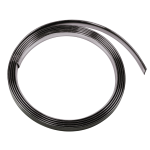 Pilot 20890: Profilo adesivo cromato nero - 4 m - 14 mm